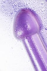 Фиолетовый фаллоимитатор Jelly Dildo S - 15,5 см. - 