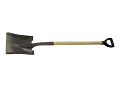 69-0-218 Лопата совковая амер. типа сталь 1,5мм. с черенком в/с и V-образной ручкой, 810мм (Россия)