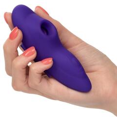 Фиолетовый стимулятор в трусики Remote Suction Panty Teaser - 