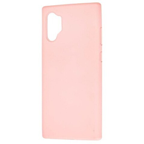 Силиконовый чехол Silicone Cover для Samsung Galaxy Note 10 Plus (Розовый)