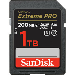 Карта памяти SanDisk 1TB Extreme PRO UHS-I SDXC 200MB/s