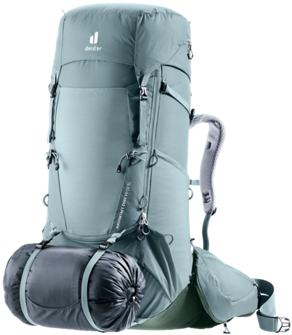 Картинка рюкзак туристический Deuter Aircontact Core 65+10 SL Shale-Ivy - 5