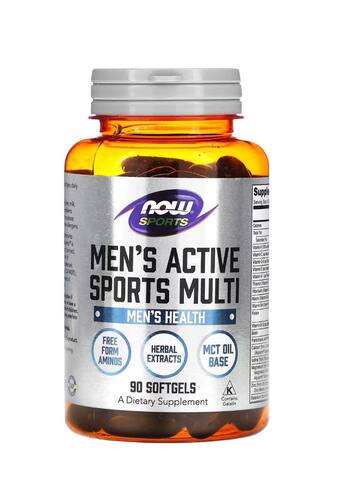 NOW Foods Sports, мультивитамины для мужчин и женщин, 90 мягких таблеток