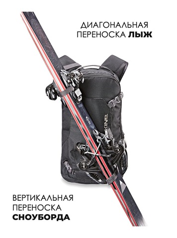 Картинка рюкзак горнолыжный Dakine heli pack 12l Black Vintage Camo - 6