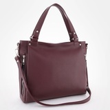 Сумка Саломея 281 гладкий бордо