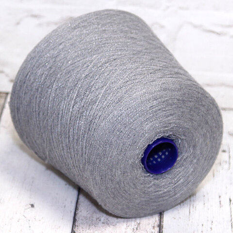 Меринос с люрексом BOTTO GIUSEPPE 2000 серый с серебром