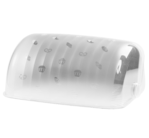 Хлебница Санти, белый мрамор, пластик