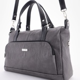 Сумка Саломея 130 македония серый + черный