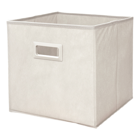 Корзина Förvaringskorg, белый, полиэстер, картон