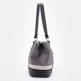 Сумка Саломея 847 мульти итальянский серо-черный