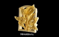 Силиконовый молд Панно Лилии