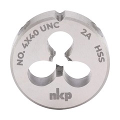 Плашка №4 -40-UNC DINEN22568 HSS 2A 60° 20x5мм NKP 245004N