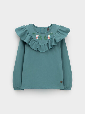 блузка  для девочки  КР 302818/бирюзовый тон к629