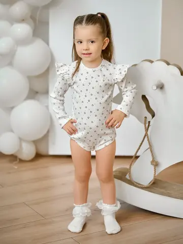 Боди с длинным рукавом