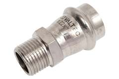 Соединитель Valtec нерж. сталь с нар.р. 22х1/2