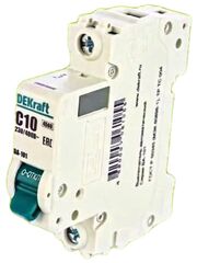 Автоматический выключатель 1-пол. 10А тип C 4,5кА серия ВА-101 DEKraft