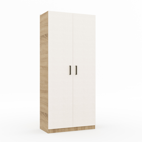 Шкаф МАМА ШР-1, Белый/Дуб Сонома