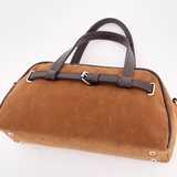 Сумка Саломея 361 эко-замша миндаль