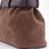 Сумка Саломея 216 эко-замша шоколад