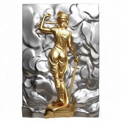 Силиконовый молд № 1074 Обратная сторона Закона