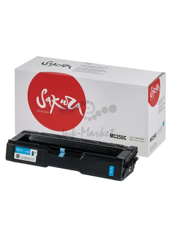 Картридж Sakura MC250C (408353) для Ricoh PC300W/MC250FWB, голубой, 2300 к.