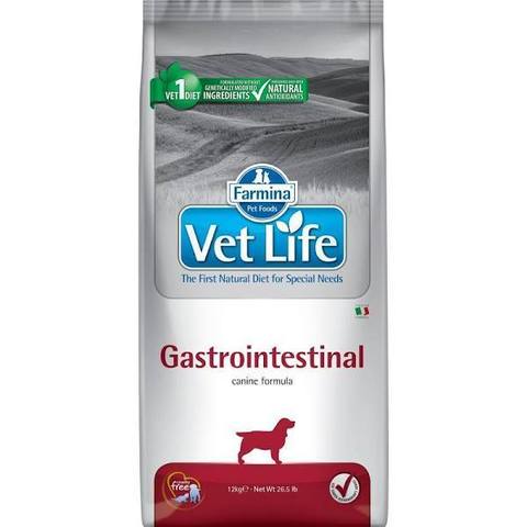 Дефект упаковки Farmina Vet Life Dog Gastrointestinal при болезнях ЖКТ для собак 2 кг