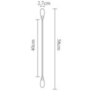 Коннектор длинный для трека Arte Lamp A152006