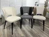 фото 3 Стул HERMES WZ2042-02 светло-бежевый фактурный велюр/ HK017-31 серо-коричневый PU, М-City на profcook.ru
