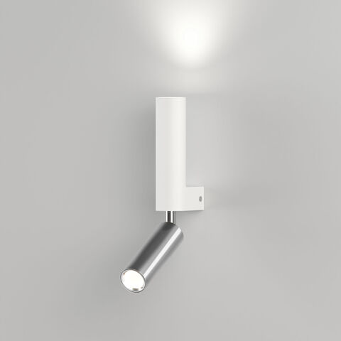 Настенный светодиодный светильник Pitch 40020/1 LED белый/хром