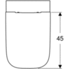 Geberit Smyle Square Rimfree 500.300.21.S Инсталляция с унитазом