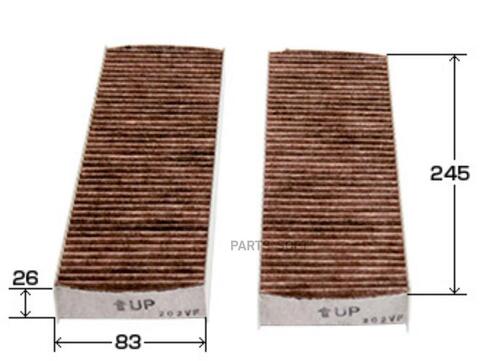 Фильтр салонный угольный VIC  AC-202EX