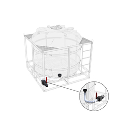 Комплект полного слива с краном G3 на одну емкость TR ЭкоПром(2,3кг;) - арт.557421