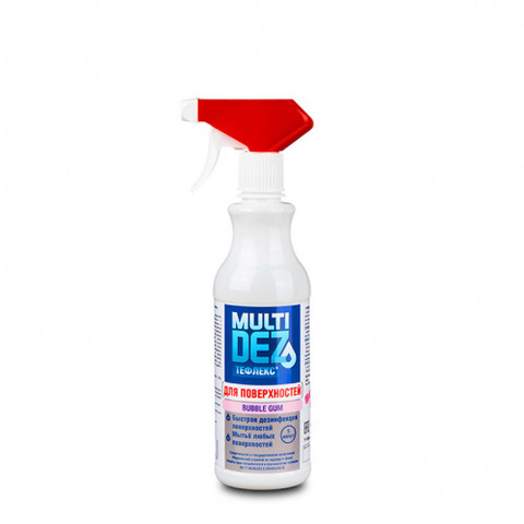 Мультидез, средство для дезинфекции поверхностей аромат Bubble Gum, 500 мл