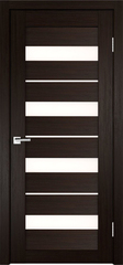Межкомнатная дверь X-5 / Цвет тон Венге / Остекление "Сатинат белое" / Двери Верда
