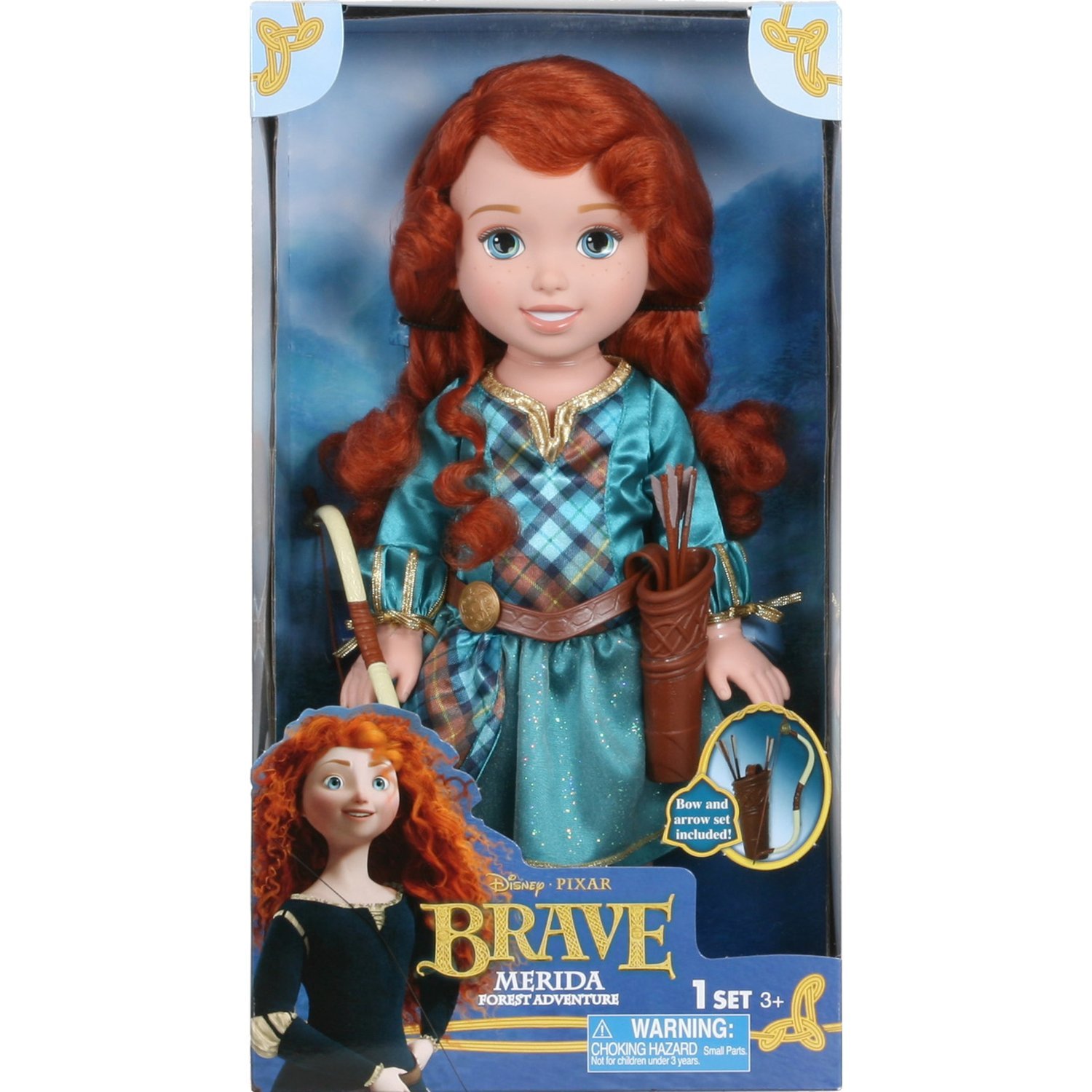 Кукла Мерида Храбрая Сердцем - Brave Forest Adventure Merida Doll