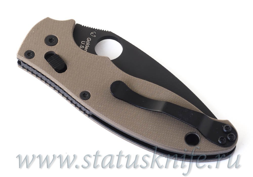Нож Spyderco Manix 2 C101GPBNBK2 Earth Brown G-10 DLC M390