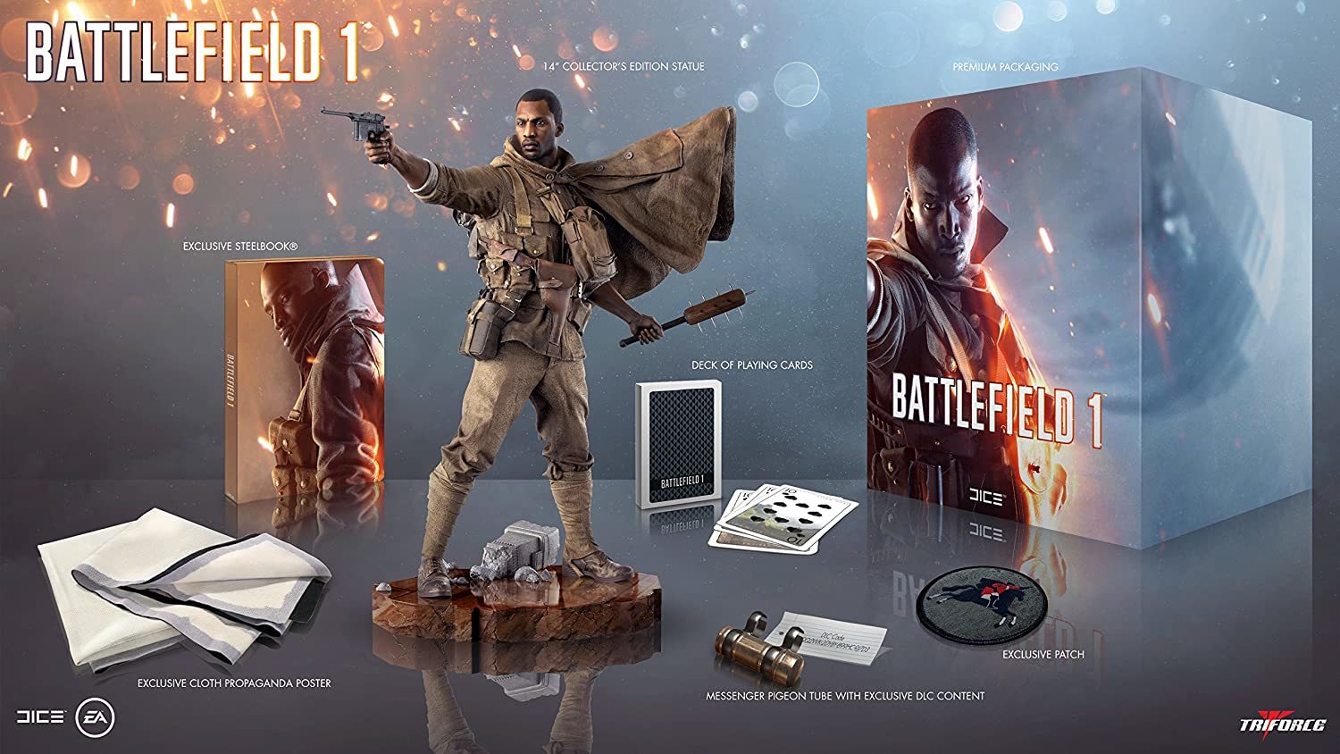 Статуэтка Батлфилд: купить коллекционное издание Battlefield 1 в интернет  магазине Toyszone.ru