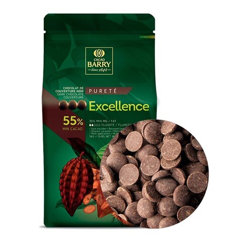 Шоколад темный Cacao Barry Excellence 55% 200 г