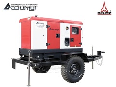 Дизельный генератор Азимут ЭД-20-Т400-2РКМ6C Deutz на шасси в кожухе с автозапуском