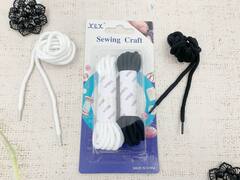 Шнуры для обуви, L 105 см, d 5 мм, 4 шт