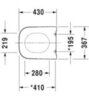 Duravit Happy D.2 0064590000 Сиденье для унитаза, микролифт