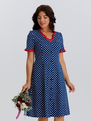 4549 Халат на пуговицах