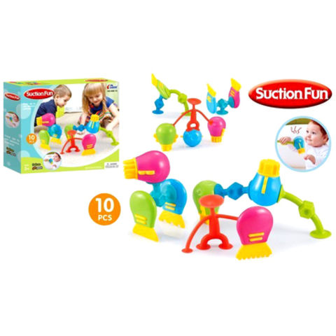 Конструктор - присоска Suction Fun "Животные", 10 элементов