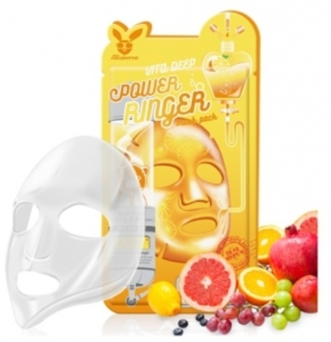 Elizavecca Тканевая маска для лица ВИТАМИНЫ Vita Deep Power Ringer Mask Pack