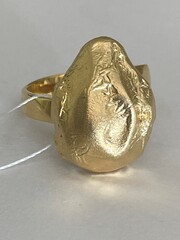 Perla (кольцо из серебра с позолотой )