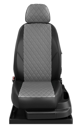 Авточехлы для Volkswagen T-5 с 2009-2015г. фургон Рестайлинг 2 места - фургон. Рядность: 1+1 (+2подлокотника)