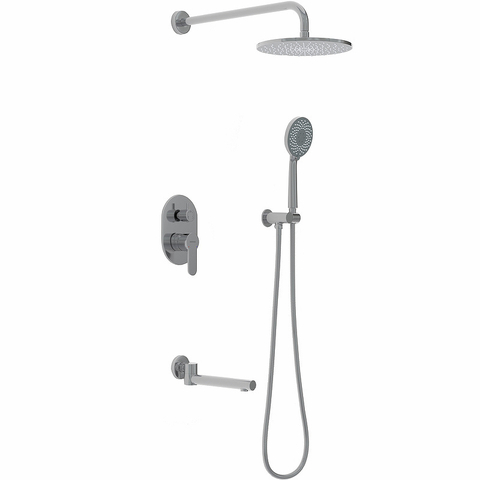 Berges 71013 Душевой комплект NARDIS 3R
с поворотным изливом
 хром