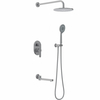 Berges 71013 Душевой комплект NARDIS 3R
с поворотным изливом
 хром