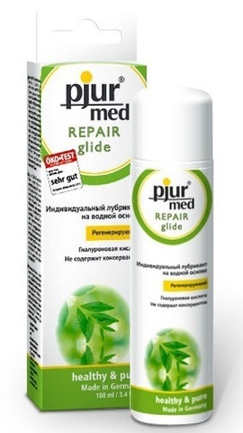 Регенирирующий лубрикант с гиалуроновой кислотой Pjur MED Repair glide, 100 ml