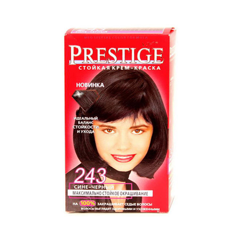 Краска для волос Prestige 243 - Сине-черный, 50 мл.